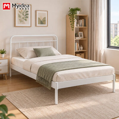 Comprar Estructura de cama individual de acero para uso en apartamentos y hoteles, construcción de metal duradera, estructura de alta resistencia para fiabilidad a largo plazo online manufacture