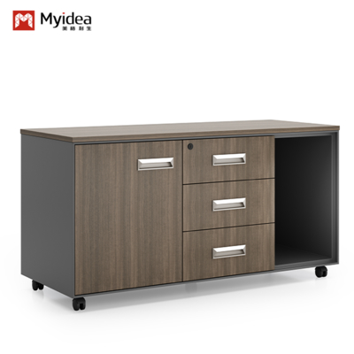 Escritorio Ejecutivo Simple y Moderno, Escritorio de Gerente, Archivador, Escritorio de Gran Desplazamiento, Combinación de Escritorio y Silla para Jefe, Mobiliario de Oficina