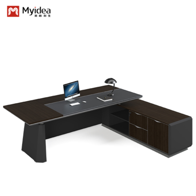 Escritorio de la oficina del jefe, mesa y silla de combinación moderna simple, estilo chino nuevo, escritorio de clase grande, escritorio individual del presidente, muebles de oficina del gerente
