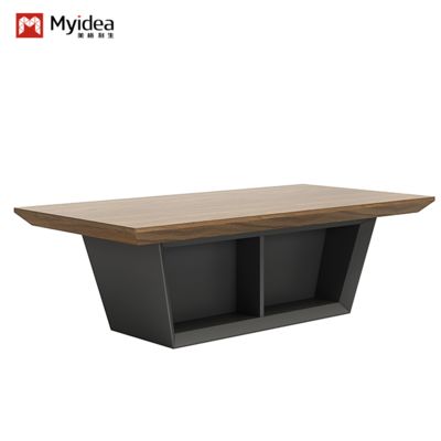 Office furniture, tea table, elegant high-end tea table, low coffee table in hotel lobby