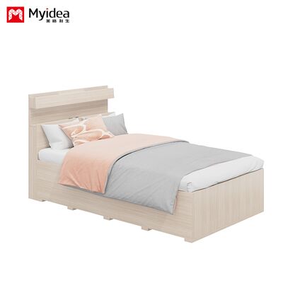 personalización Myidea Cuarto de alquiler suave y cómodo, cama de apartamento, cama de familia exquisita, cama de madera única de tamaño múltiple
