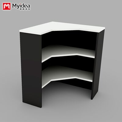 El gabinete de almacenamiento de documentos irregulares de Foshan, el estante de la esquina de la oficina, color personalizable