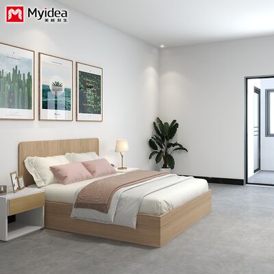 Apartamento de una sola cama en Myidea, familia de acogida, cómoda cama de una sola cama, hotel con cabezal engrosado